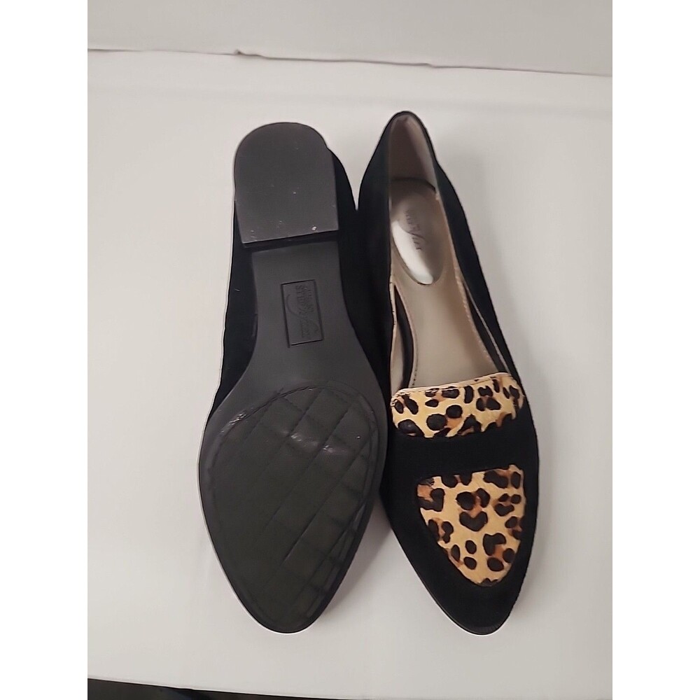 Alfani Step N Flex Zanta2 Loafers Suede Calf Hair Leopard Print Women's 7 - Picture 5 of 7